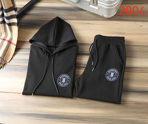 バーバリー BURBERRY 新しいトレンディなフード付きスウェットシャツとパンツのセット