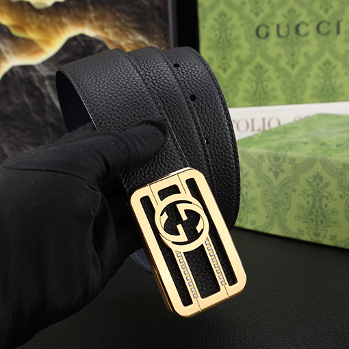 グッチスーパーコピー 新しいファッションなメンズパンチングベルト