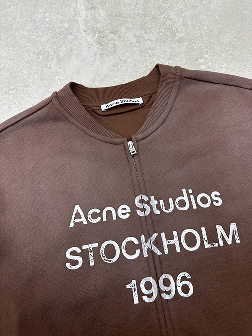 アクネストゥディオズコピー Acne Studios プリント柄ジップアップジャケット