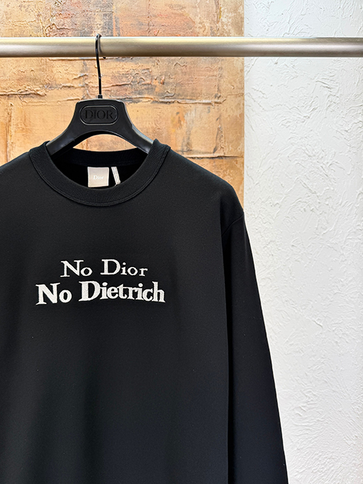 ディオール Dior 刺繍入りレタークルーネック スウェットシャツ