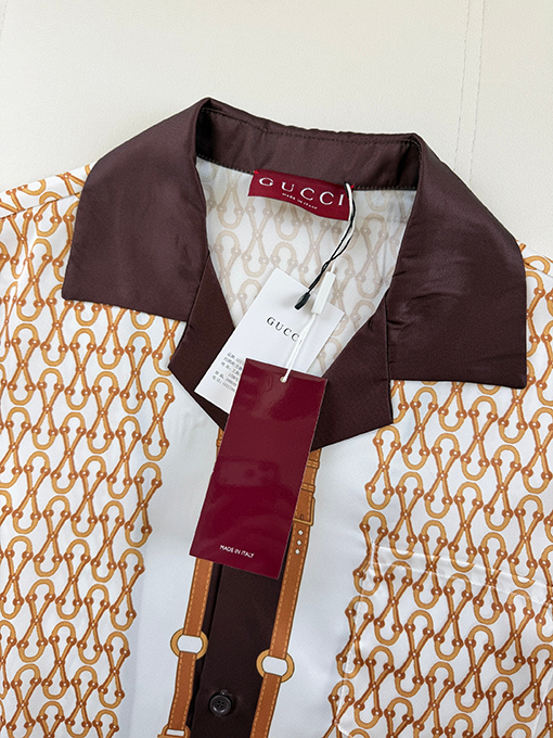 グッチコピー ホースビットプリント半袖シャツ