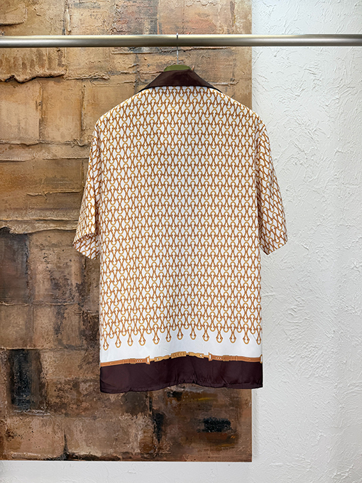 グッチコピー ホースビットプリント半袖シャツ