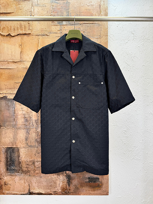 グッチスーパーコピー キャンバス地の半袖シャツ