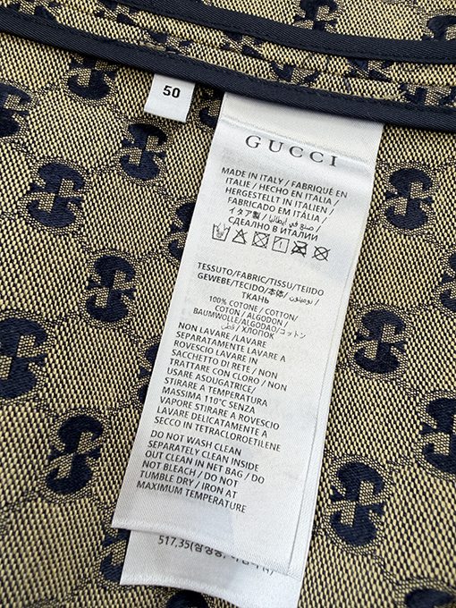 グッチスーパーコピー キャンバス地の半袖シャツ