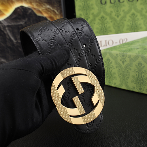 グッチ 新モデルファッションなメンズパンチングベルト