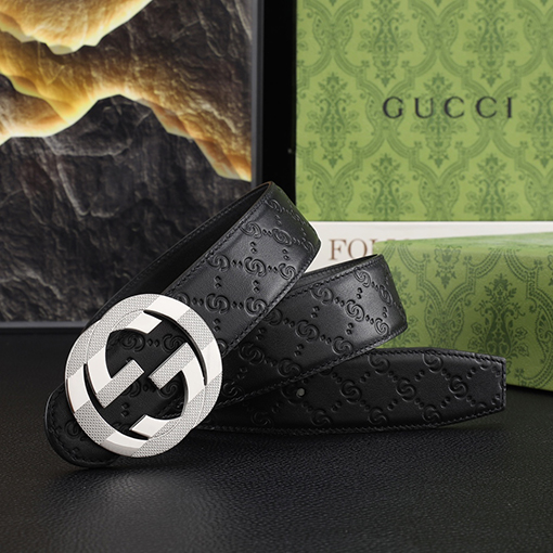 グッチ 新モデルファッションなメンズパンチングベルト