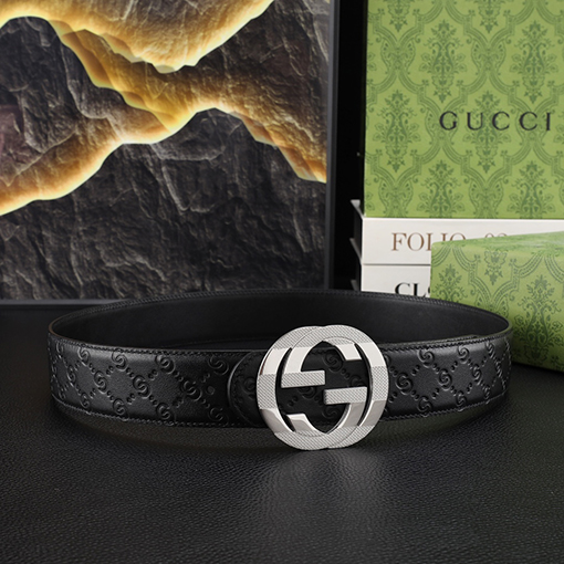 グッチ 新モデルファッションなメンズパンチングベルト