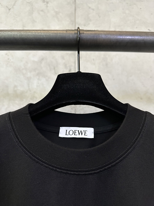 ロエベコピー 春のファッションショーラウンドネック半袖Tシャツ