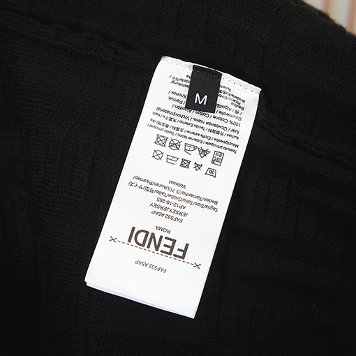 フェンディ ダブルFジャカードロゴニットクルーネックセーター