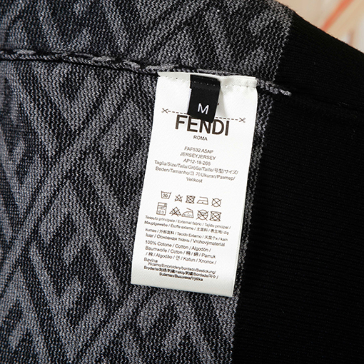 フェンディコピー フルレングスのダブルFラウンドネックニットセーター