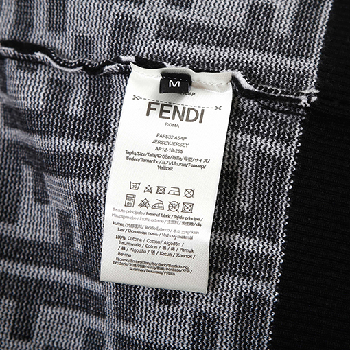 フェンディ 秋冬ジャカード織りラウンドネックニットセーター