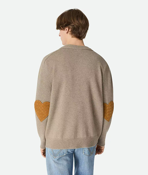 ボッテガヴェネタブランドコピー 新モデルパッチワークのカシミヤ混ニットカーディガン
