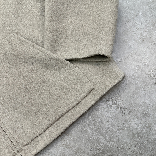 アクネストゥディオズ カシミヤ製ジップアップフード付きジャケット