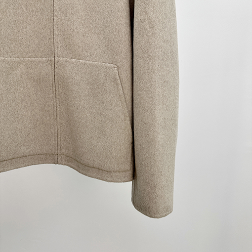 アクネストゥディオズ カシミヤ製ジップアップフード付きジャケット