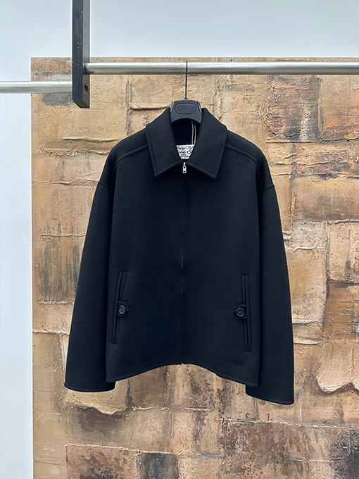 アクネストゥディオズブランドスーパーコピー カシミヤのジップアップジャケット