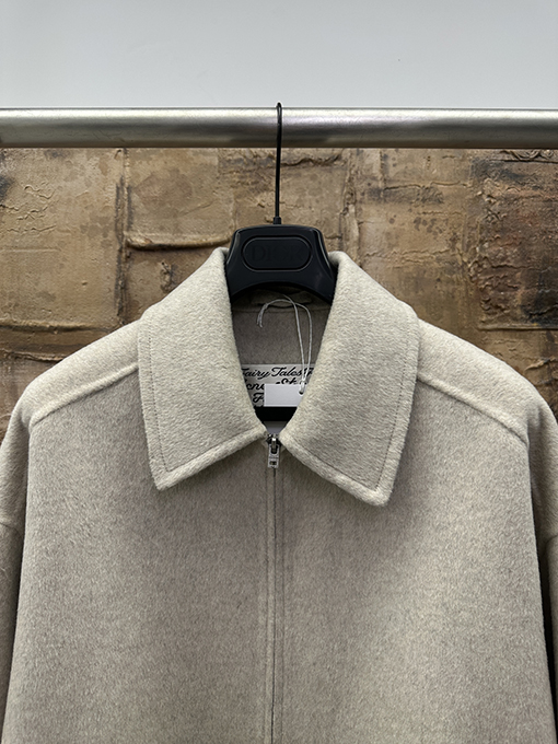 アクネストゥディオズブランドスーパーコピー カシミヤのジップアップジャケット
