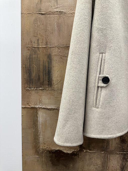 アクネストゥディオズブランドスーパーコピー カシミヤのジップアップジャケット