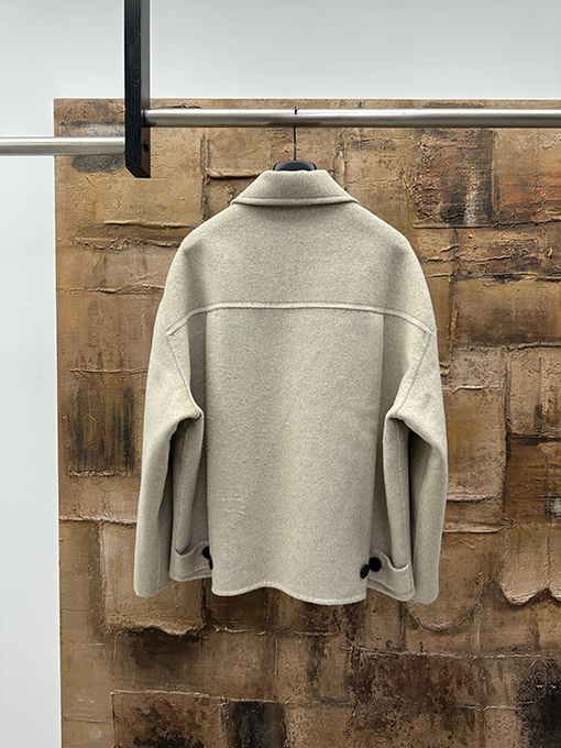 アクネストゥディオズブランドスーパーコピー カシミヤのジップアップジャケット