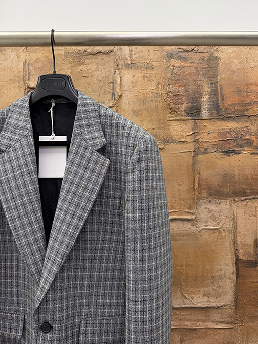 アクネストゥディオズコピー ウールチェック柄スーツ
