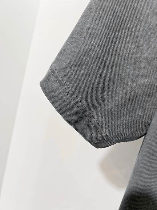 ルイヴィトン ダメージパッチワーク刺繍ロゴ入り半袖Tシャツ