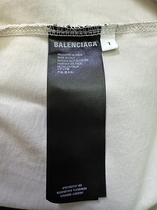 バレンシアガ Balenciaga ランウェイロゴプリント半袖Tシャツ
