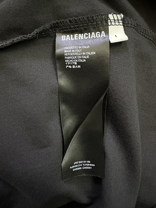 バレンシアガ Balenciaga ランウェイロゴプリント半袖Tシャツ