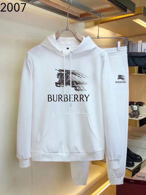 バーバリーコピー BURBERRY 人気のあるフード付きスウェットシャツとパンツのセット