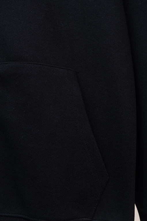 クロムハーツ パールがあしらわれた十字架の刺繍りフード付きジップアップスウェットシャツ