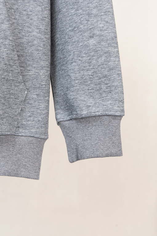 クロムハーツ パールがあしらわれた十字架の刺繍りフード付きジップアップスウェットシャツ