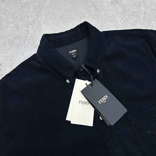フェンディ コーデュロイの長袖シャツ