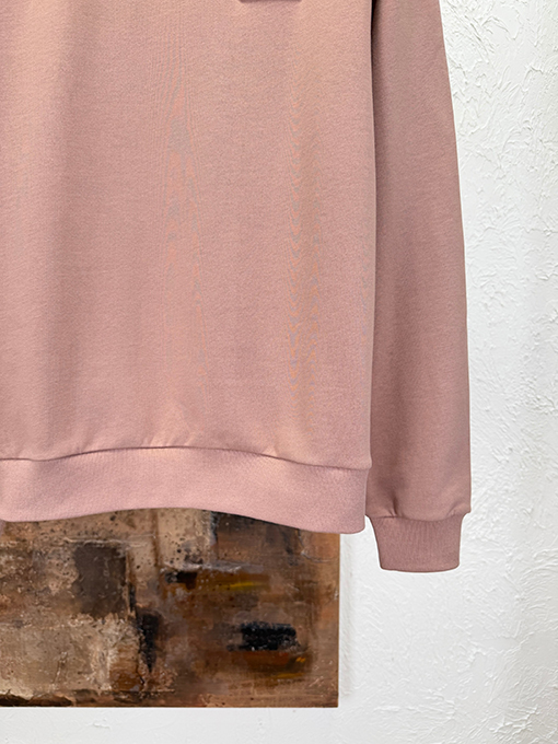 ルイヴィトン レザートリム付きクルーネックのスウェットシャツ