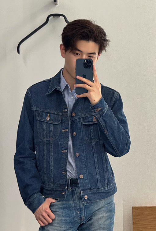 セリーヌスーパーコピー CELINE アップリケ刺繍りデニムジャケット