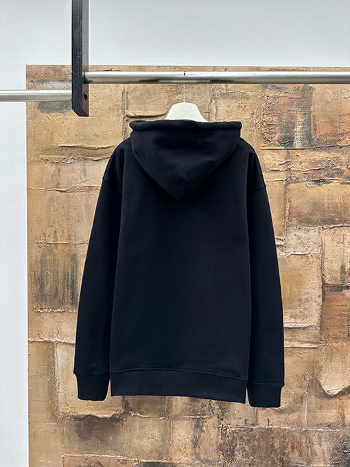 ロエベブランドコピー コラボレーションレザーパッチポケットパーカー