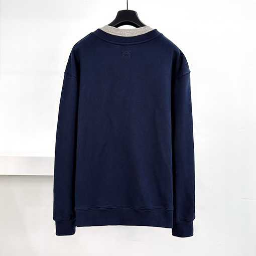 ロエベ フェイクツーピースクルーネックのスウェットシャツ