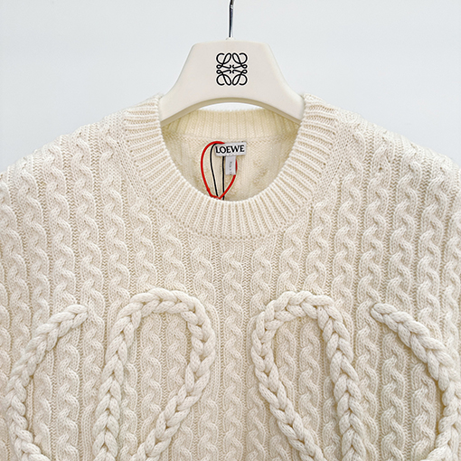 ロエベブランドスーパーコピー ケーブルニットベスト