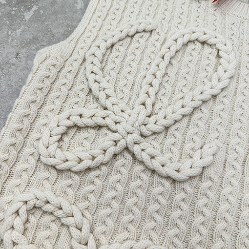 ロエベブランドスーパーコピー ケーブルニットベスト