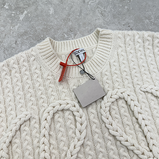 ロエベブランドスーパーコピー ケーブルニットベスト