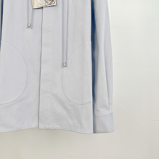 ロエベ フード付き（取り外し可能）シャツジャケット