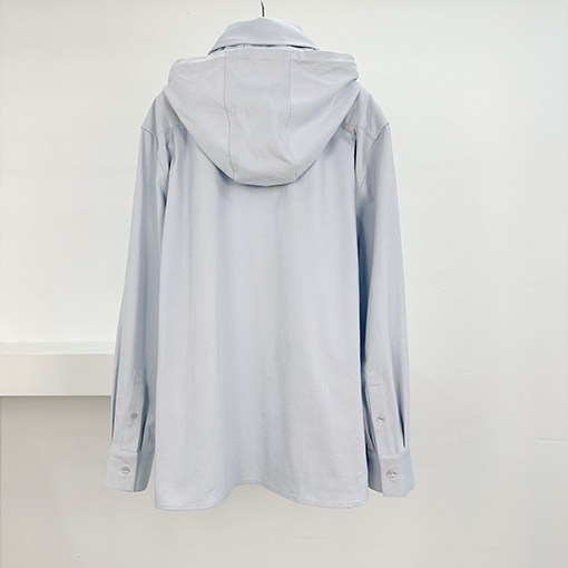 ロエベ フード付き（取り外し可能）シャツジャケット