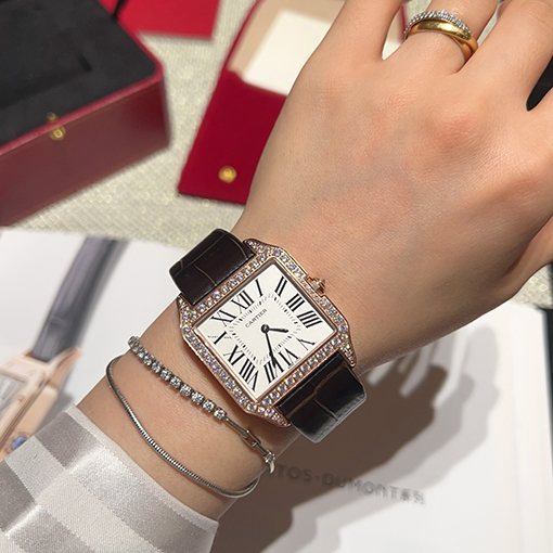 カルティエ ローズゴールドクラシック腕時計