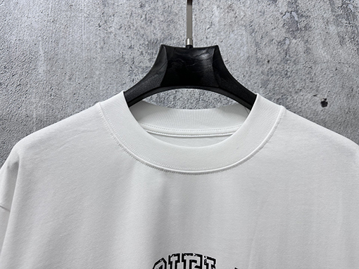 マルタンマルジェラ 文字と数字がプリントされた半袖Tシャツ