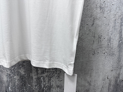 マルタンマルジェラ 文字と数字がプリントされた半袖Tシャツ