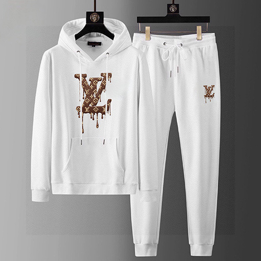 ルイヴィトンコピー LV 人気のフード付きスウェットシャツとパンツのセット