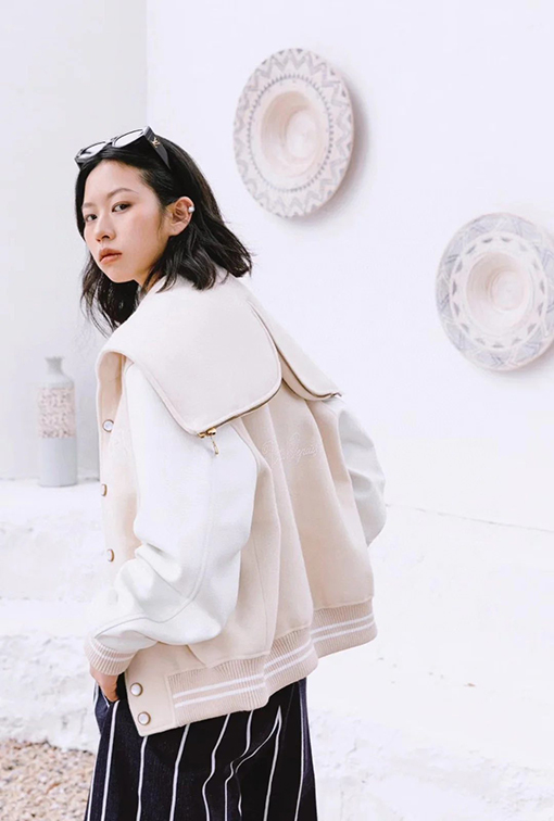 ルイヴィトン ジッパー付きパーカーとパッチワークベースボールジャケット