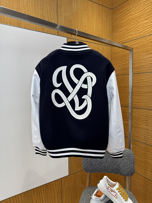 ルイヴィトン LV Seashells 航海をテーマにした刺繍りベースボールユニフォーム