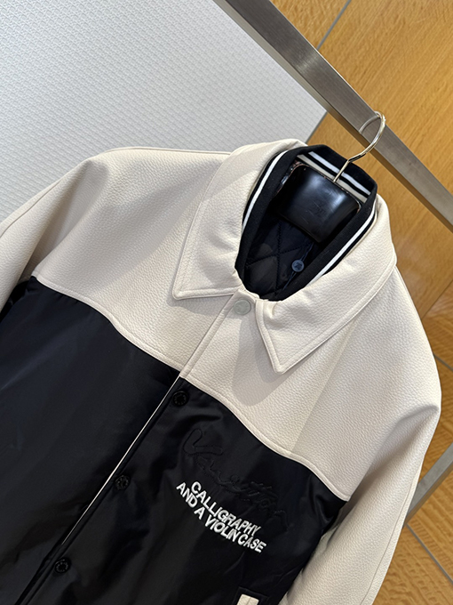 ルイヴィトンスーパーコピー レタープリントパッチワークベースボールジャケット