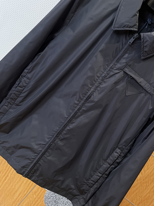 プラダ ラペルジップカジュアルジャケット