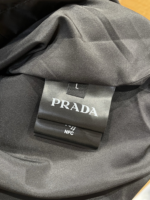 プラダ ラペルジップカジュアルジャケット
