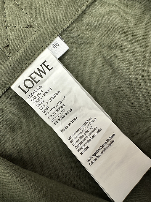 ロエベコピー サイドジッパーベルト付きパンツ