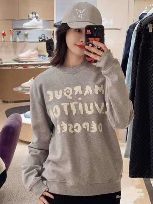 ルイヴィトン ジャカードクルーネックのスウェットシャツ